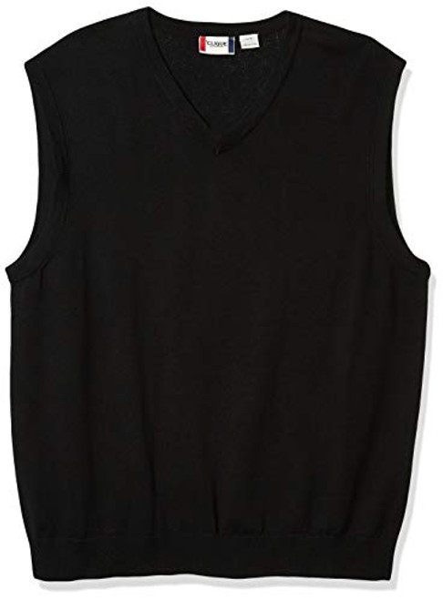 Clique Mens Imatra V-Neck Sweater Vest  Black  5X-Large