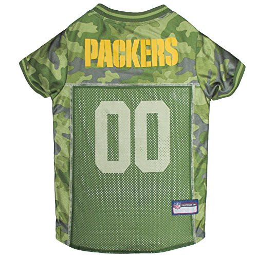 NFL Green Bay Packers Camouflage Dog Jersey Large- - CAMO PET Jersey Available in 5 Sizes and 32 NFL Teams- Hunting Dog Shirt NFL Green Bay Packers Camouflage Dog Jersey Large- - CAMO PET Jersey Available in 5 Sizes and 32 NFL Teams- Hunting Dog Shirt
