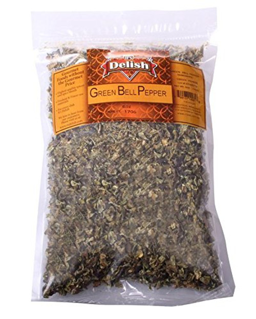 Dried Green Bell Peppers by Its Delish 8 Oz Dried Green Bell Peppers by Its Delish 8 Oz