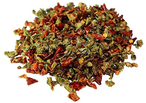 Dried Red and Green Bell Peppers Mix by Its Delish  2 lbs