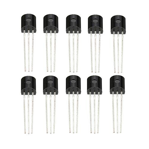 JWlock 10Pcs DS18B20 18B20 TO-92 Temperature Sensor IC Thermometer