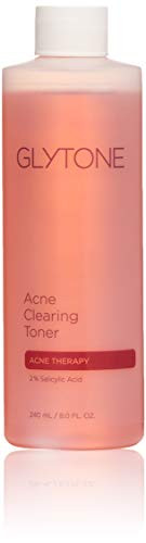 Glytone Acne Clearing Toner with 2 Salicylic Acid  Mattifying for Blemish Prone Skin  Oil-Free  Non-Comedogenic  8 oz-