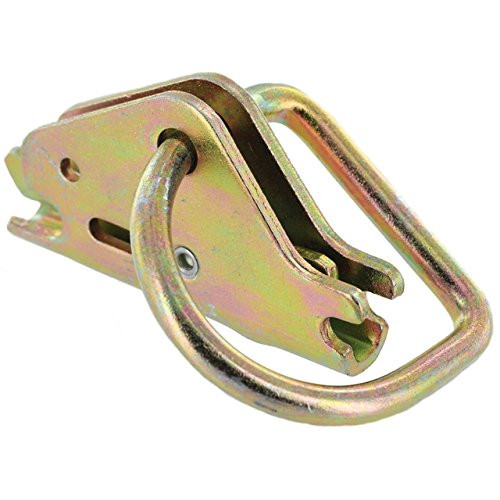 US Cargo Control E Track Tie Down with D Ring - 2 Inch E Fitting for E Track - Quickly and Easily Secure Cargo for Transport in an Enclosed Van  Truck