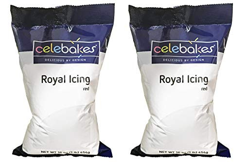 CK Products Royal Icing Mix 1 Pound - Pack of 2 -Red-