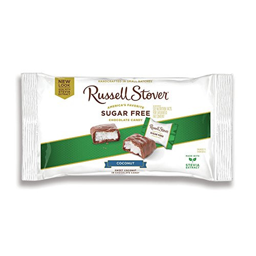 Russell Stover Sugar-Free Laydown Bag Coconut  10 Ounce