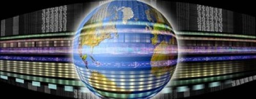 Posterazzi Earth in Digital steam Poster Print  -15 x 6-  Varies