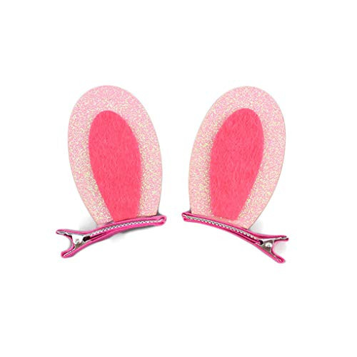 Baby Easter Flowers Headband Bunny Ear with Sequin Bows HairBand Easter Gift JHE08 -Hair Pin -G-