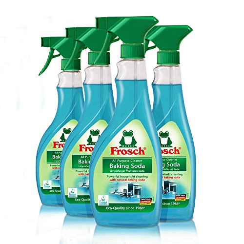 Frosch Natural Baking Soda Multi-Surface All Purpose Cleaner Spray  16-9 fl oz -Pack of 4-