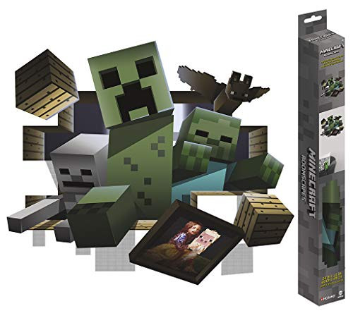 Trends International Minecraft - ROOMSCAPES Poster Decal 18x24  Multicolor
