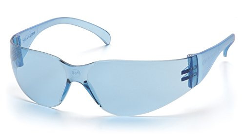 Pyramex Intruder Safety Eyewear  Infinity Blue Frame  Infinity Blue-Hardcoated Lens