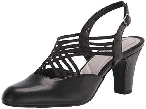 Easy Street Womens Pump  Black  9 X-Wide