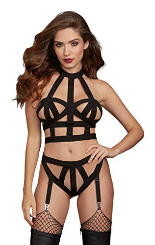Dreamgirl Womens Fetish  Black  One Size