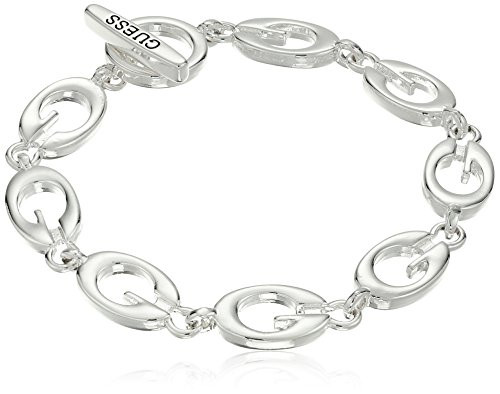 GUESS Basic Silver G Link Bracelet  7-5