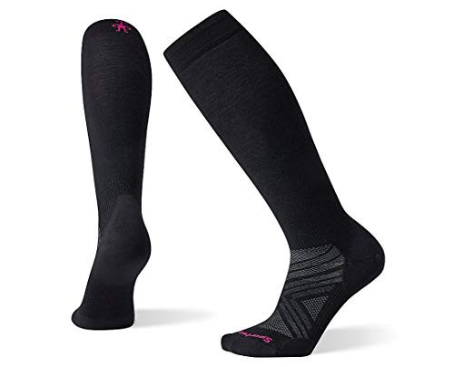 Smartwool PhD Ski Ultra Light Black MD -Womens Shoe 7-9-5-