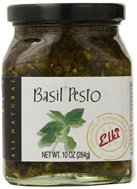 Elkis Gourmet Basil Pesto 10 Ounce Elkis Gourmet Basil Pesto 10 Ounce