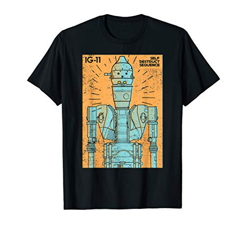 Star Wars The Mandalorian IG-11 Self Destruct Sequence T-Shirt