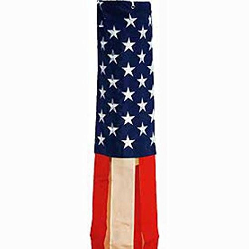 USA Embroidered Windsock 60