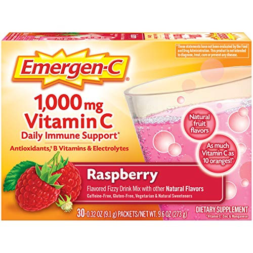 Emergen-C 1000mg Vitamin C Powder with Antioxidants B Vitamins and Electrolytes Immunity Supplements for Immune Support Caffeine Free Fizzy Drink Emergen-C 1000mg Vitamin C Powder with Antioxidants B Vitamins and Electrolytes Immunity Supplements for Immune Support Caffeine Free Fizzy Drink