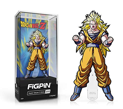 FiGPiN Dragon Ball Z Super Saiyan 3 Goku -222- 3 Inch Collectible Enamel Hardcase