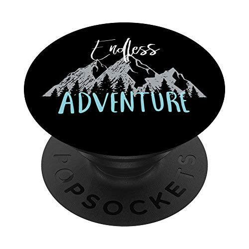Endless Adventure Hiking Camping Adventure Outdoors PopSockets Grip and Stand for Phones and Tablets