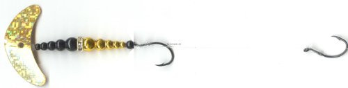 Macks Lure 21202 Double Whammy - Walleye Series Gold Black Scale