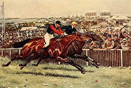 Posterazzi English Sport 1903 Persimmons Derby Poster Print by by G-D- Giles  -18 x 24-