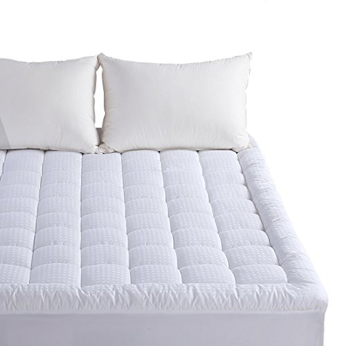 Queen Mattress Pad - Pillow Top Fitted Mattress Pad Cover (Deep Pocket 8"-21"), 300TC Down Alternative Quilted Mattress Topper Queen Mattress Pad - Pillow Top Fitted Mattress Pad Cover (Deep Pocket 8"-21"), 300TC Down Alternative Quilted Mattress Topper
