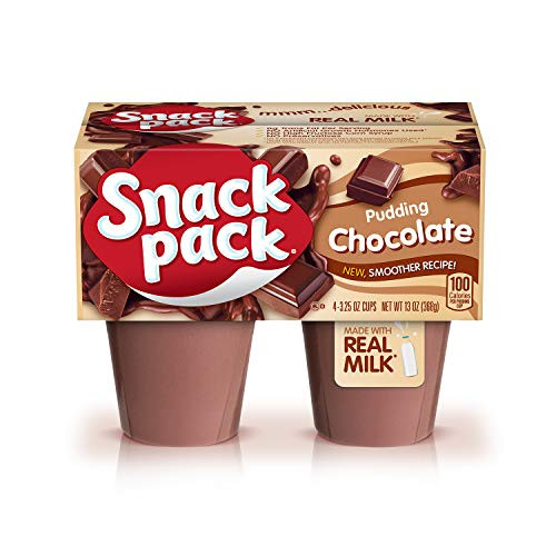 Snack Pack Chocolate Pudding Cups  4 Count