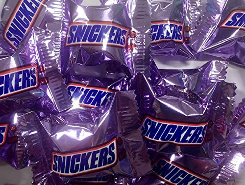 Mars Chocolate Mini Bite Size Chocolate Candy Variety - -Snickers 5 Pounds- Mars Chocolate Mini Bite Size Chocolate Candy Variety - -Snickers 5 Pounds-