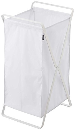 YAMAZAKI home Tower Laundry Basket White