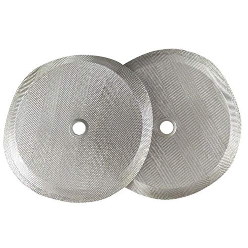 Barista Warrior Replacement Coffee Filters for French Press - Stainless Steel Filter Mesh - Coffee Machine Accessories and Kitchen Appliances - For Home