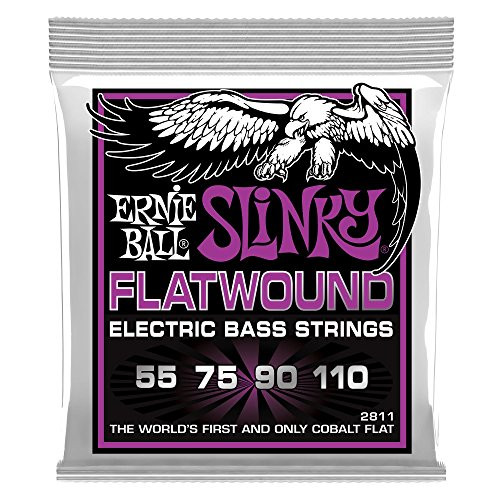 Ernie Ball Power Slinky Flatwound Bass Set  -055 - -110