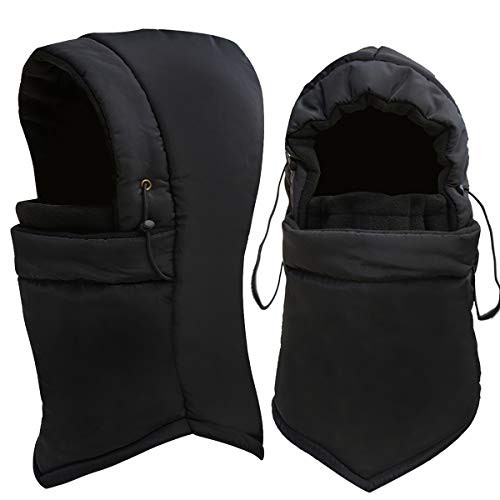 Balaclava Winter Ski Mask for Men and Women Cold Weather Face Mask Windproof Thermal Hood Neck Warmer Protective for Winter Sports ?Black? Balaclava Winter Ski Mask for Men and Women Cold Weather Face Mask Windproof Thermal Hood Neck Warmer Protective for Winter Sports ?Black?