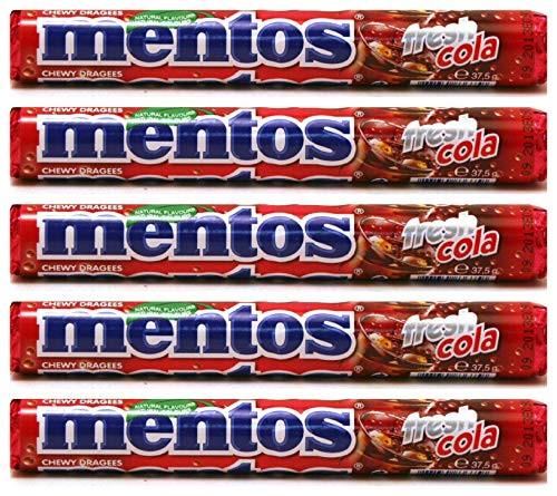 Mentos Fresh Cola From Europe 1-32oz Pack of 5