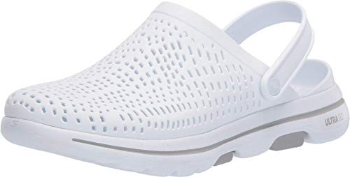 Skechers Womens Cali Gear Clog  White  9 Medium US