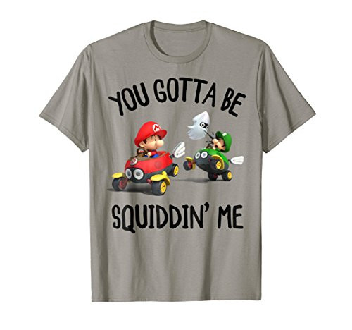 Nintendo Mario Kart You Gotta Be Squiddin Me Graphic T-Shirt Nintendo Mario Kart You Gotta Be Squiddin Me Graphic T-Shirt