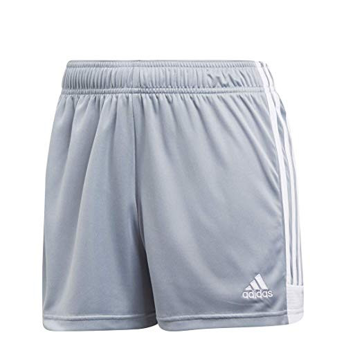 adidas Womens Tastigo 19 Short Light Grey-White Medium Long