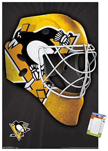 Trends International NHL Pittsburgh Penguins - Mask 16 Wall Poster  22-375 x 34  Poster and Mount Bundle