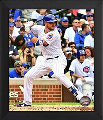 MLB Kris Bryant Chicago Cubs Action Photo -Size 12 x 15- Framed