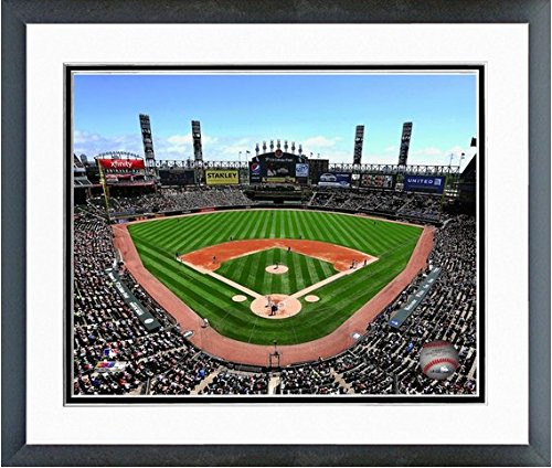 MLB Chicago White Sox US Cellular Field Stadium Photo -Size 12-5 x 15-5- Framed