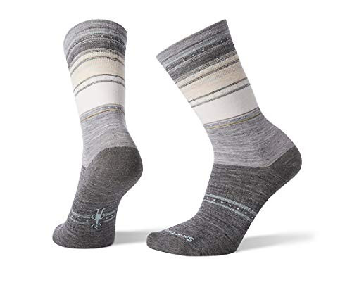 Smartwool Sulawesi Stripe Light Gray MD -Womens Shoe 7-9-5-
