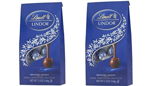 Lindt Lindor Dark Chocolate Truffle Ball  5-1 oz -5-1 oz pack of 2-