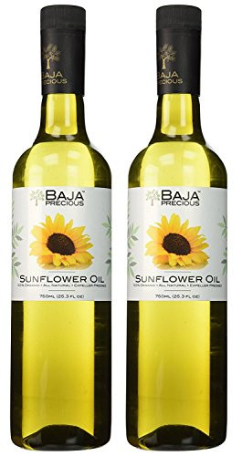 Baja Precious - High Oleic Sunflower Oil  750ml -25-3 Fl Oz- - Pack of 2