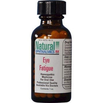 Eye Strain-Fatigue Pellets-Oral Homeopathic 1oz by Natural Ophthalmics