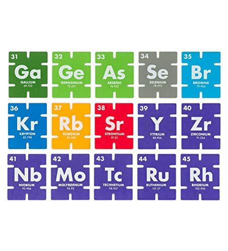 HearthSong® Periodic Table Learning Connectagons - Educational 3D Puzzle Chemistry Game for Kids