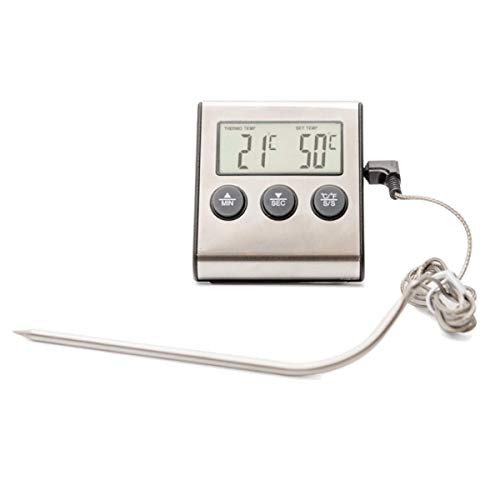Digital Meat Thermometer - BBQ Meat Thermometer - Meat Thermometer for Grilling - Professional Instant Read - Thermometer Timer Dual use Digital Meat Thermometer - BBQ Meat Thermometer - Meat Thermometer for Grilling - Professional Instant Read - Thermometer Timer Dual use