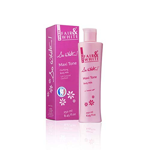 Fair and White So White Maxi Tone Clarifying Body Milk with 1-9 Hydroquinone  250ml - 8-45fl-oz-