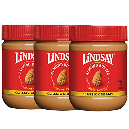Lindsay Almond Butter  Classic Creamy  12 Ounce Case of 3