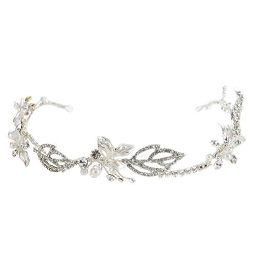 Lurrose Crystal Headband Crown Hair Clasp Hair Accessory Wedding Headpiece Hairband for Women Ladies Lurrose Crystal Headband Crown Hair Clasp Hair Accessory Wedding Headpiece Hairband for Women Ladies