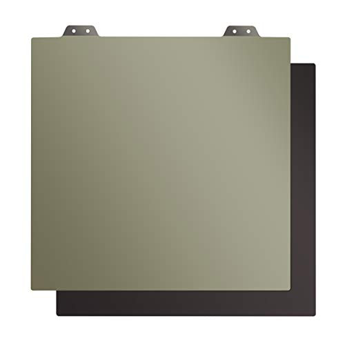 FYSETC 3D Printing Buildplate Steel Spring Steel Plate330mm- 13 inch with PEI - Magnetic Base B 3 in 1 Printer Hotbed Parts Compatible with Flsun Core